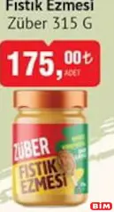 ZÜBER FISTIK EZMESİ 315 G